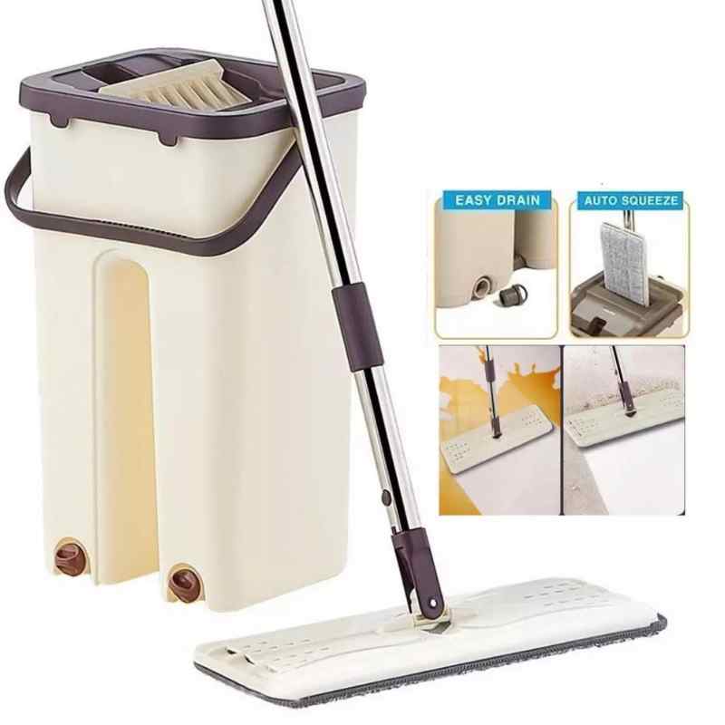 Flat Bucket Mop With 2 Pad - Image 6