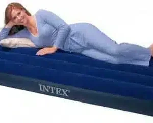Portable Air Bed with  pumper single size