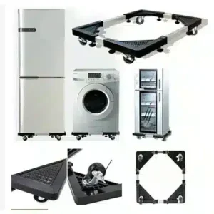 Movable Rack with Wheels Kitchen Fridge