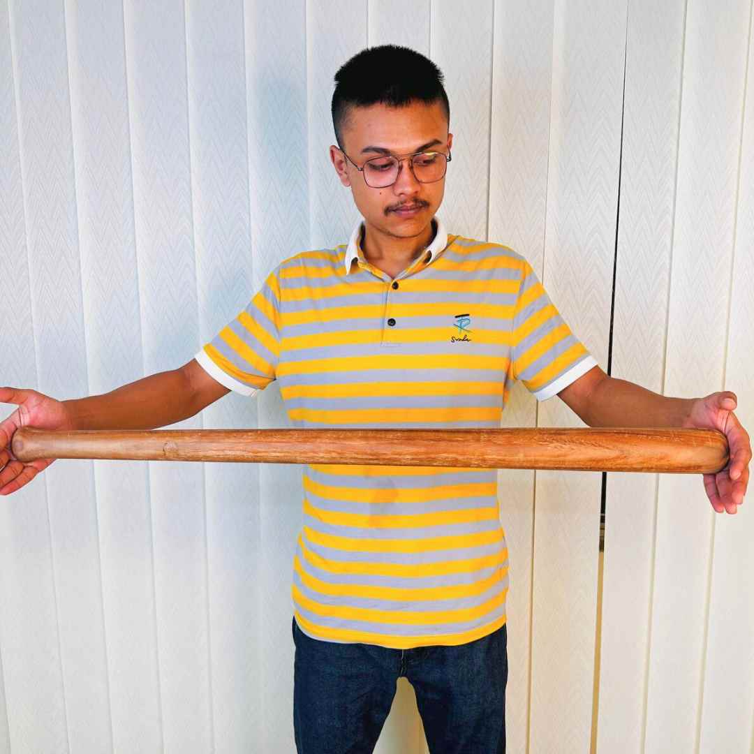 Safety Bass Stick Solid Wooden - Image 4