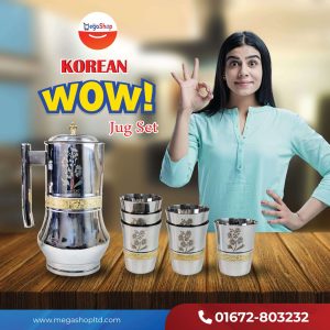 Wow Jug with 6 piece Glass set