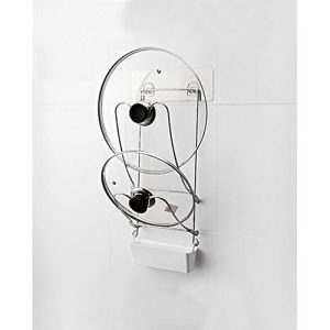 Wall Mounted Pot Lid Water Tray Cover Storage Rack