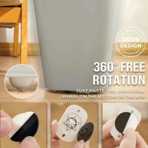 4PC 360º Rotating Wheels